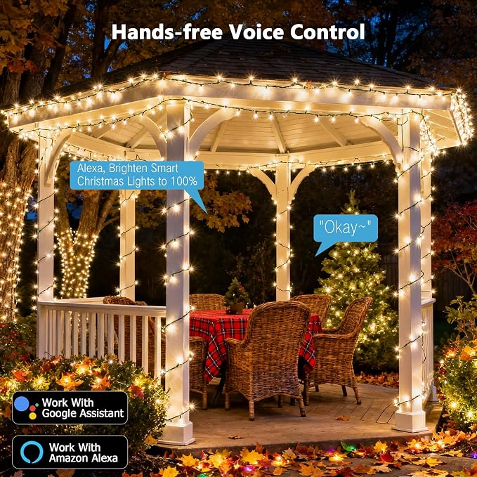 Brizled Smart String Lights, 65.61ft 200 LED Christmas Lights - Image 2