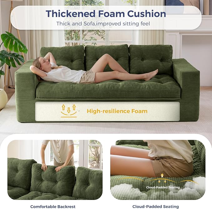 MAXYOYO 79" Loveseat Sofa Couch - Image 4