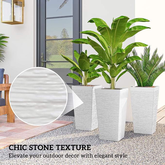 Outsunny 22.8 Inch Tall Planters - Image 5
