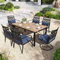PHI VILLA 7 Pieces Outdoor Dining Set by PHIVILLAThepioneerofcomfortablehouseholdsupplies
