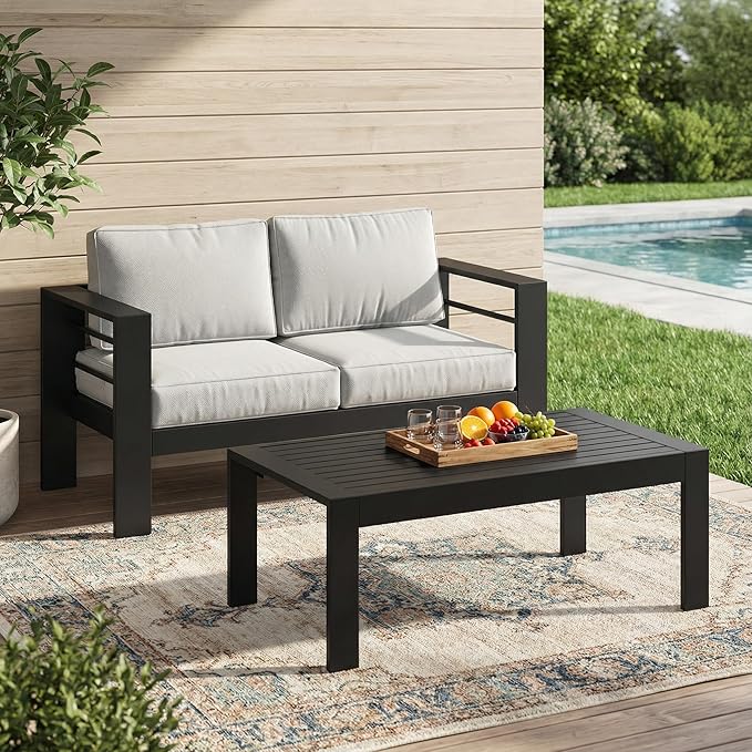 Solaste Aluminum Patio Furniture Set by Solaste