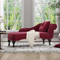 Merax 62'' Velvet Chaise Lounge Indoor by Merax