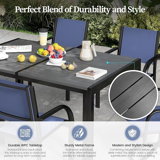 7-Piece Outdoor Patio Dining Set - Image 2