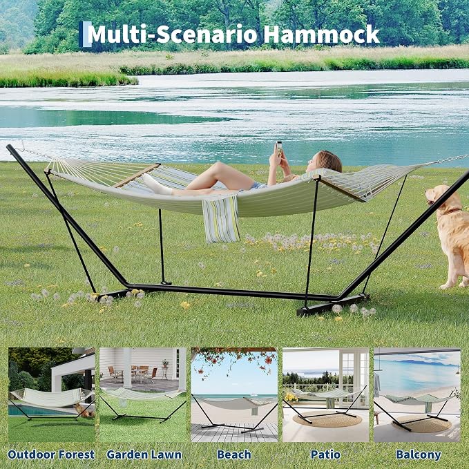 Portable 2 Person Double Hammock - Image 7