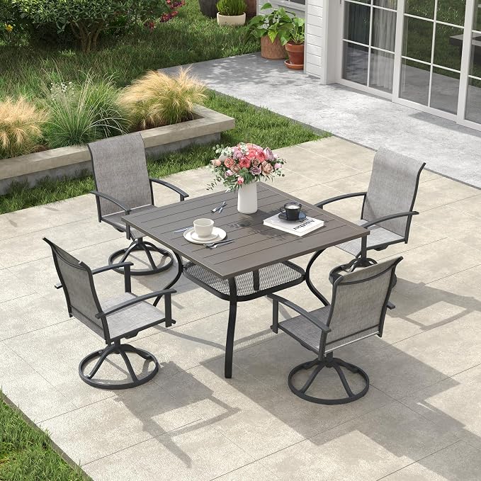 VICLLAX Outdoor Patio Dining Table - Image 2