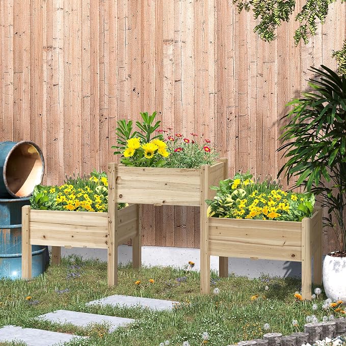 Outsunny Raised Garden Bed - Image 2
