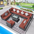 BULEXYARD 11 Piece High Back Patio Furniture Set by BULEXYARDFURNITURE