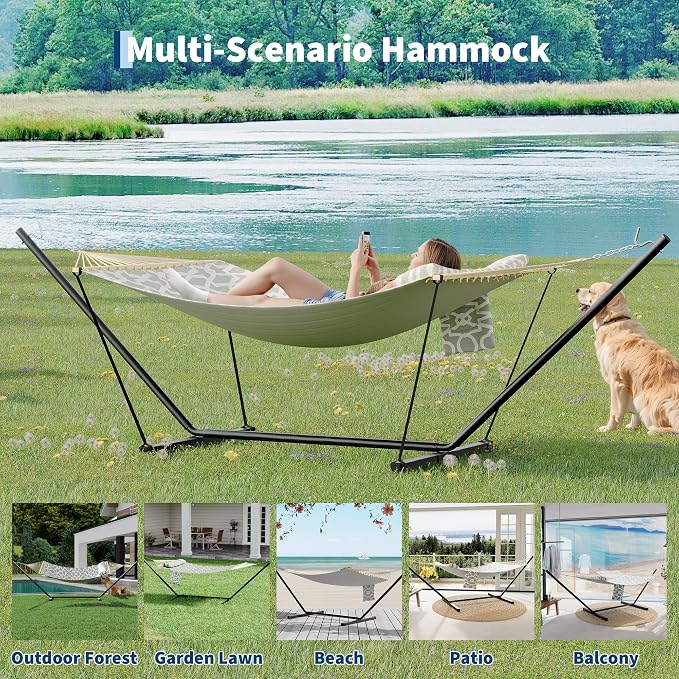 Double Hammock with Stand - Image 4