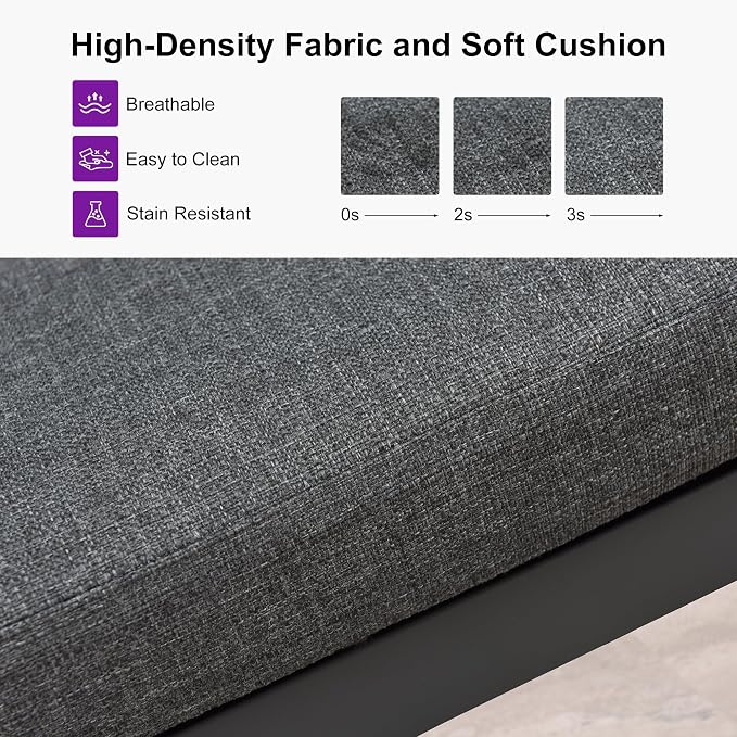 PURPLE LEAF Patio Bar Stool Bar Height Set of 4 Outdoor Rattan Chairs - Image 5