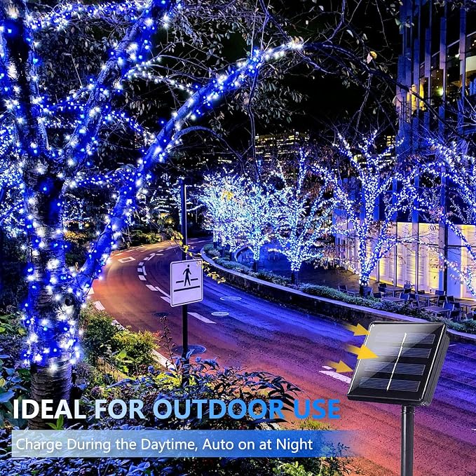 Extra-Long 144FT Solar String Lights - Image 6