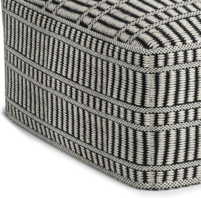 SIMPLIHOME Safford Square Pouf - Image 6