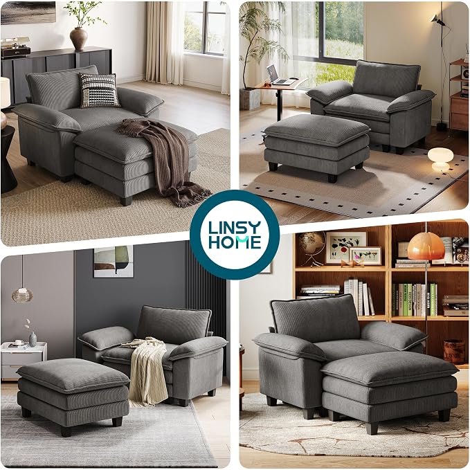 LINSY HOME Cloud Sofa Accent Chair - Image 6
