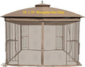APEX GARDEN 10' x 10' Gazebo Replacement Mosquito Netting by APEXGARDEN