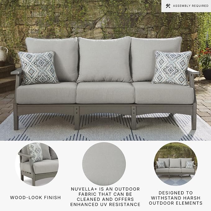 Signature Design by Ashley Visola Outdoor Patio Sofa - Image 4