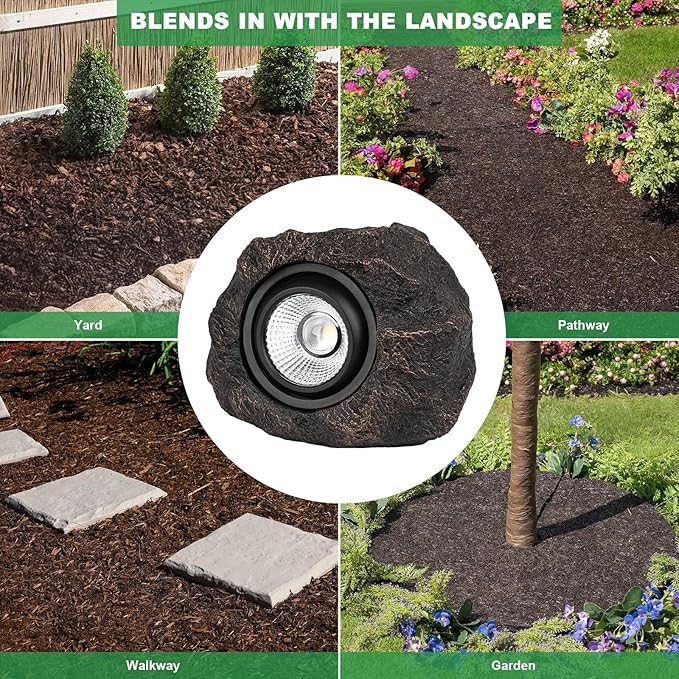 Solar Rock Lights Outdoor Garden Waterproof - Image 7