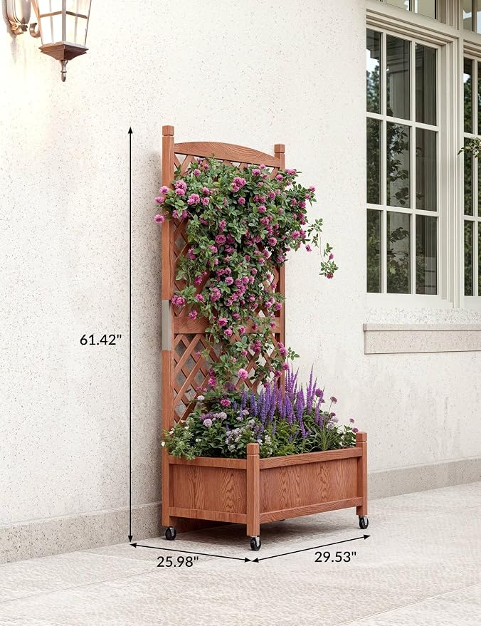 GarveeLife 1PC Wood Planter Box - Image 2