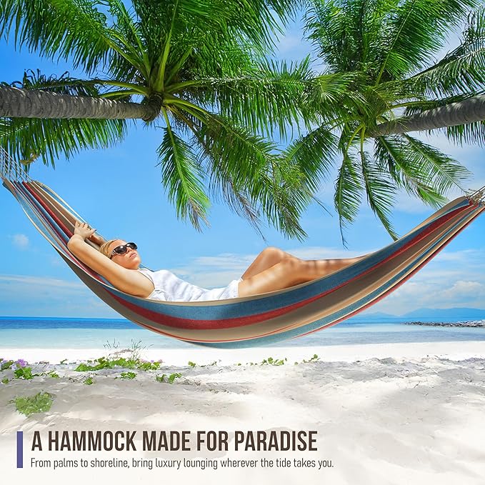 Sorbus® Brazilian Double Hammock - Image 7