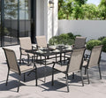 PHI VILLA Patio Dining Table and Chairs by PHIVILLAThepioneerofcomfortablehouseholdsupplies