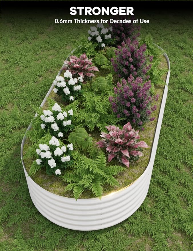 2 Pcs Raised Garden Beds Outdoor 10x4x1.5 ft - Image 7