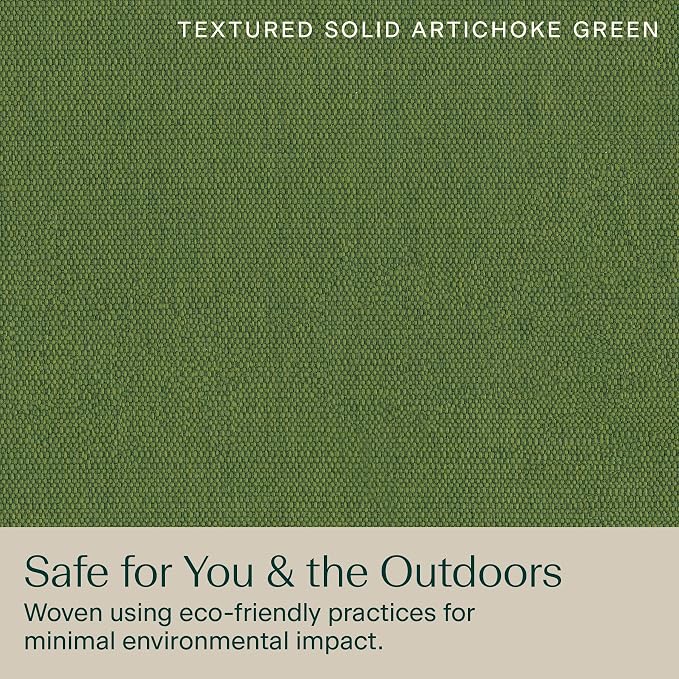 Honeycomb Outdoor Heritage Chaise 21.5 x 70, Textured Solid Artichoke Green - Image 7