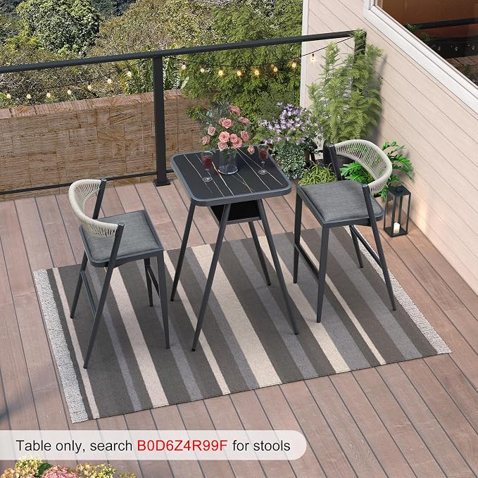 PURPLE LEAF Outdoor Patio Height Table - Image 8
