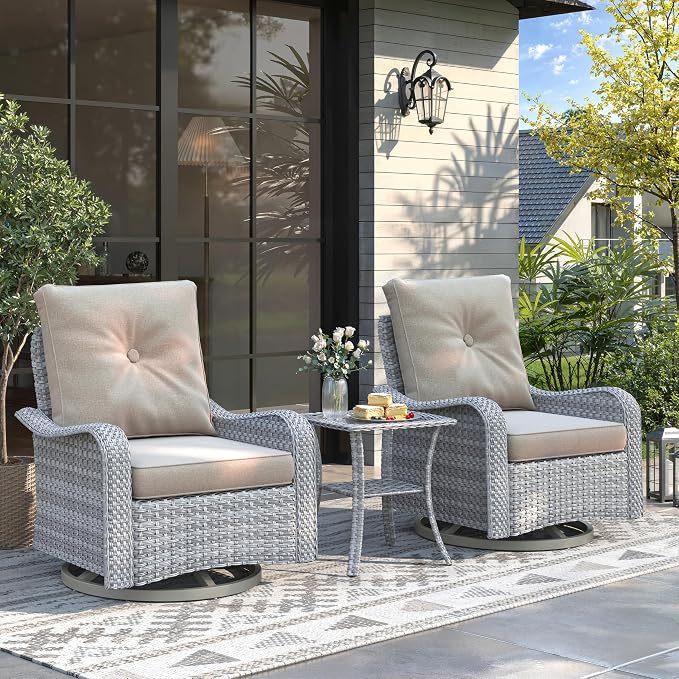 2-Seat Modern Patio Furniture Set - Image 5