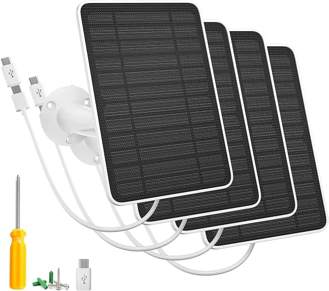 5W Solar Panel Charger Compatible by FOHOA