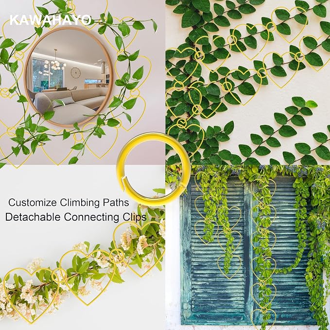 20 Pcs Chain Trellis for Climbing Plants Indoor Outdoor, Plant Trellis - Image 3