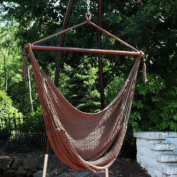Sunnydaze Outdoor Hammock Chair Swing - Image 7
