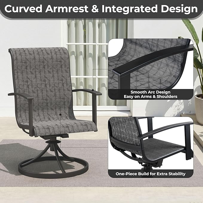 Grand patio Patio Dining Set for 4, Outdoor Dining Set - Image 5
