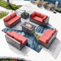 Kullavik 10 Pieces Outdoor Patio Furniture Set by KULLAVIK