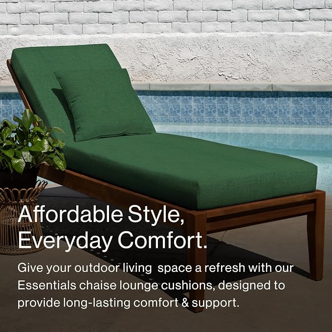 Honeycomb Outdoor Essentials Chaise Lounge, 21 x 70, Hampton Texture Hunter - Image 2