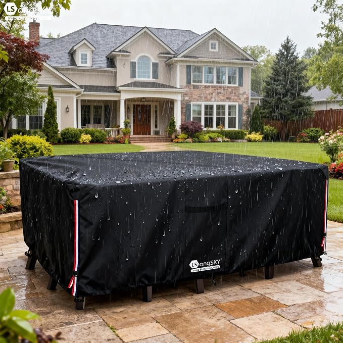 Outdoor Furniture Covers Waterproof, 600D Heavy Duty Patio Cover - Image 6