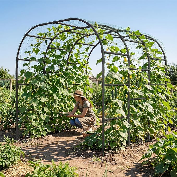 SUNYRISY Garden Arch Trellis for Climbing Plants Outdoor - Image 4