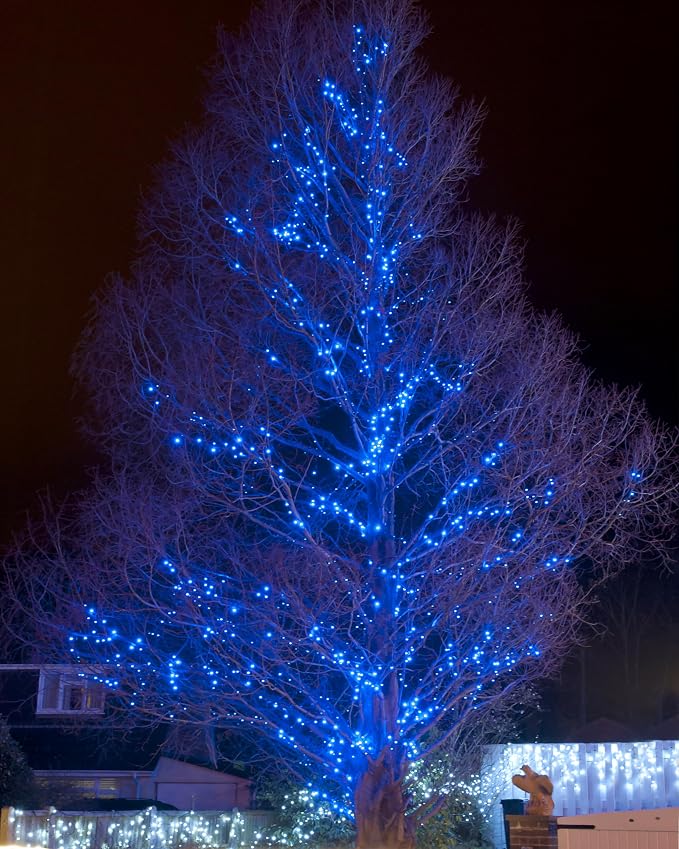2 Pack Solar Christmas Lights Outdoor, 72FT 200 LED Solar String Lights - Image 4