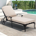 Chaise Lounge Chair Outdoor- Patio Pool Chairs Tanning Lounges by Villeston