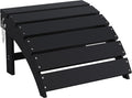 Sundale Outdoor Folding Plastic Adirondack Ottoman, All-Weather Adirondack by SundaleOutdoor