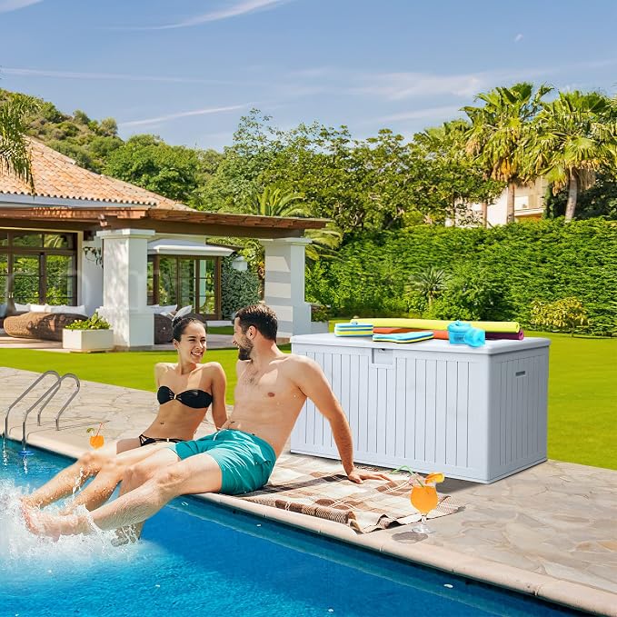 YITAHOME 230 Gallon Double-Wall Deck Box - Image 6
