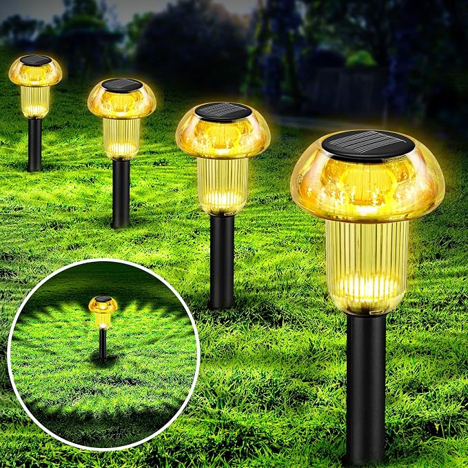 Easter Solar Pathway Lights Outdoor Decorative 4 Pack, Valentines Day Halloween - Image 9