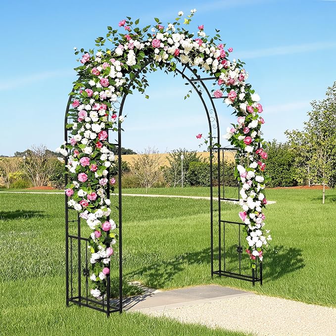 VINGLI Garden Arbor, Arch Archway - Image 8