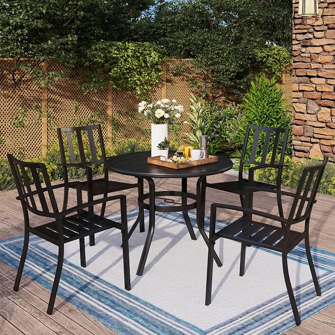 MFSTUDIO 38" Outdoor Dining Table - Image 2