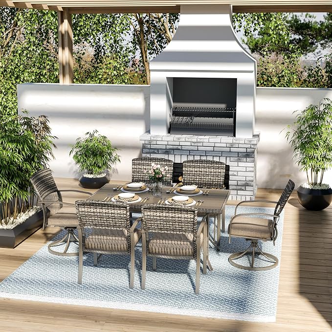 Pamapic 7-Piece Outdoor Dining Set - Image 2