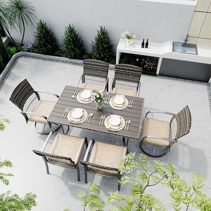 Pamapic 7-Piece Outdoor Dining Set - Image 3