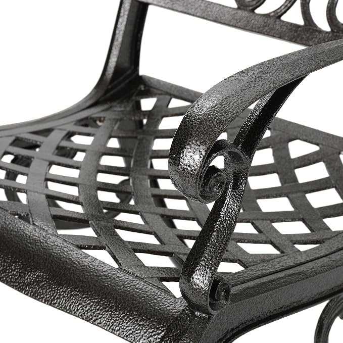 Christopher Knight Home Hallandale Outdoor Sarasota Cast Aluminum Rectangular - Image 11