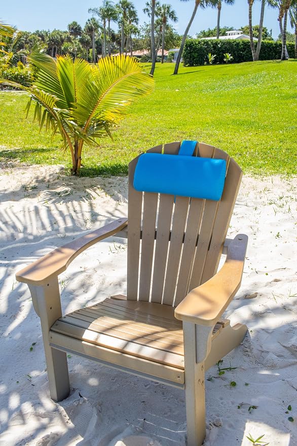 Headrest pillow for patio chaise lounge, in pool lounger on ledge - Image 5