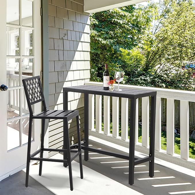 Outdoor Bar Table, Patio Counter Height Bar Tables - Image 4