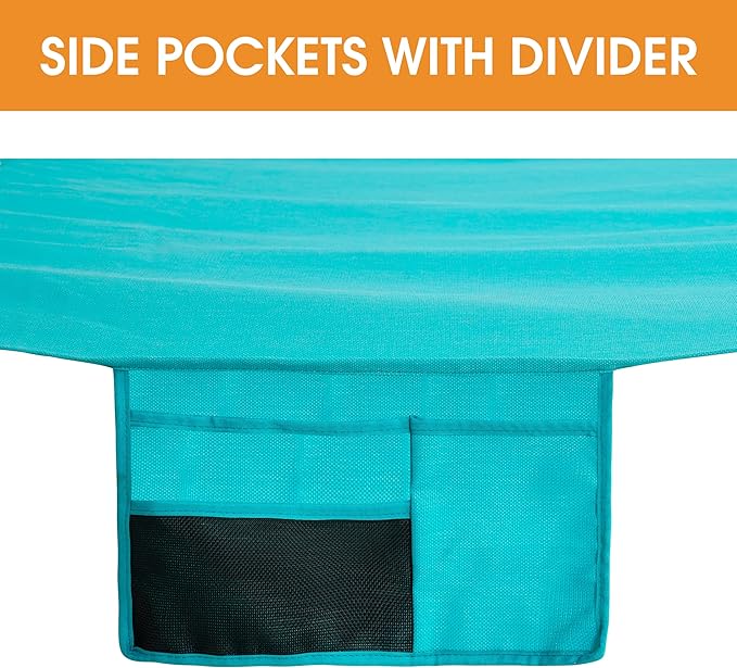 Lazy Daze Hammocks 11 FT Double Outside Hammock Quick Dry Olefin Fabric Hammock - Image 5