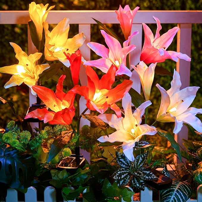 Brightown Solar Lights Outdoor, 4 Pack Solar Garden Lights by Brightown