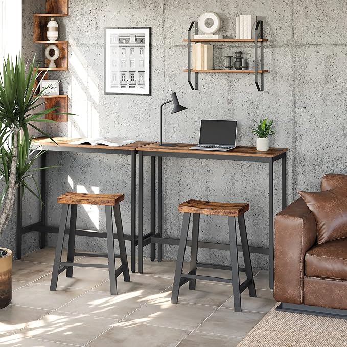 VASAGLE Bar Stools, Kitchen Breakfast Bar Stools - Image 6