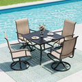 5-Piece Outdoor Dining Set, Patio Furniture Set by PATIOPIA
